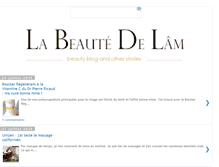 Tablet Screenshot of labeautedelam.com